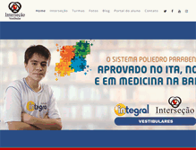 Tablet Screenshot of cursointersecao.com.br